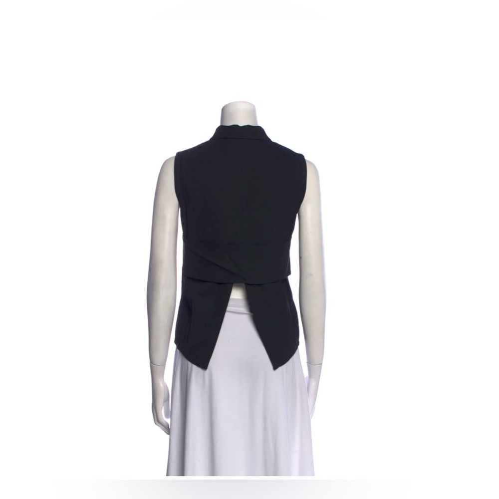 ALC Black Sleeveless Button Up Top, XS